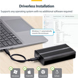 StarTech.com USB4 M.2 NVMe Enclosure, 40Gbps, External USB-C/Thunderbo