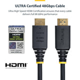 StarTech.com 15ft (4.6m) Certified Ultra High Speed HDMI Cable, 8K 60H