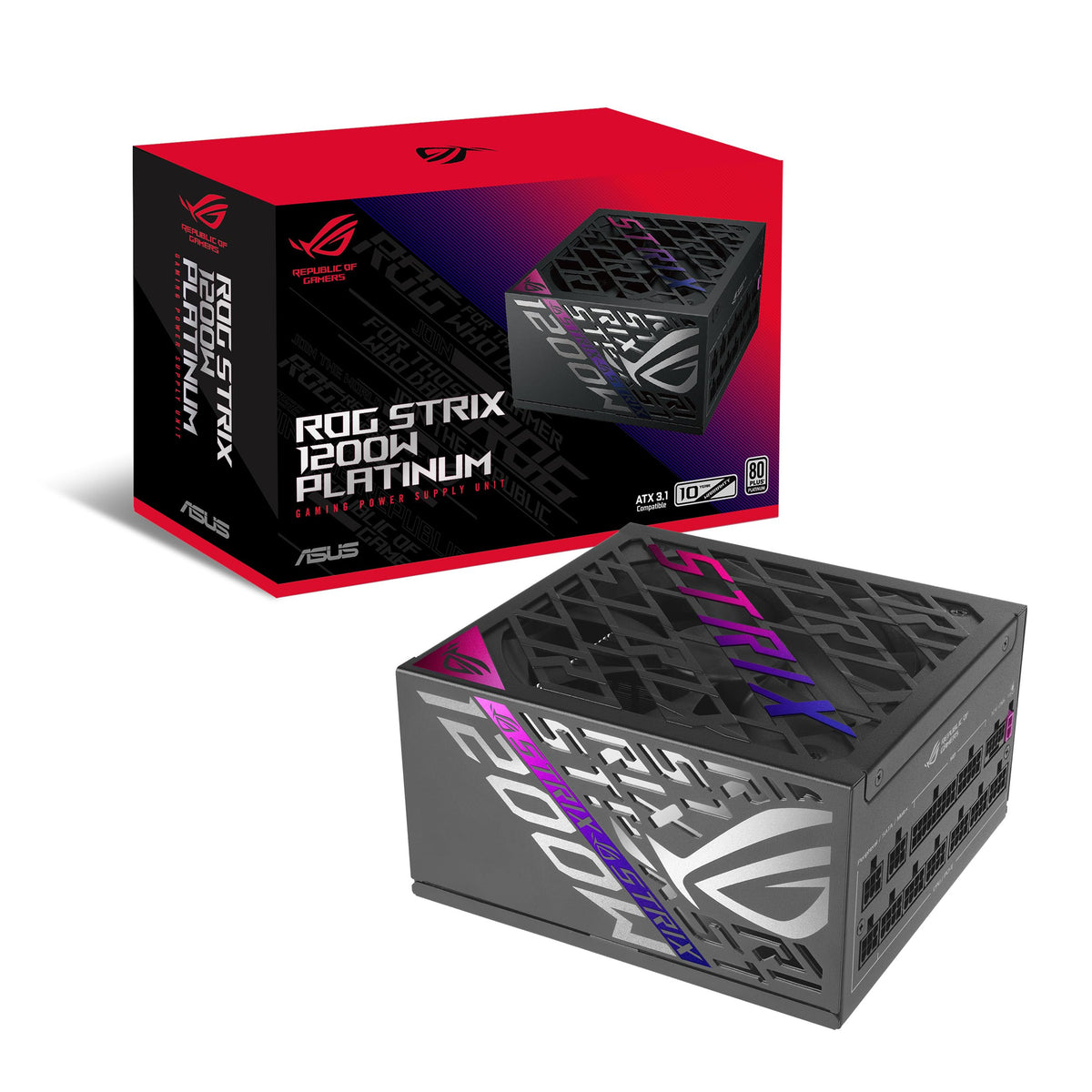 ASUS ROG Strix 1200W Platinum (Fully Modular Power Supply, 80 Plus Pla