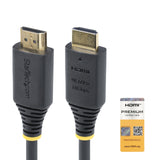 Câble HDMI haute vitesse certifié premium StarTech de 1,5 m (5 pi), 4K 60 Hz/1440p 144 Hz avec HDR10/ARC, 18 Gbps, câble HDMI 2.0 haute flexibilité pour moniteur/TV, TPE