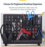 StarTech.com Clamp-On Pegboard with Accessories, 16.5 x 12.5in, Steel