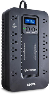 CyberPower EC850LCD Ecologic Battery Backup & Surge Protector UPS Syst