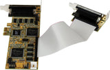 Carte adaptateur série PCI Express à 8 ports profil bas StarTech.com - Seri