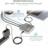 Station d'accueil USB 3.0 universelle à triple affichage USB3DOCKH2DP de Startech