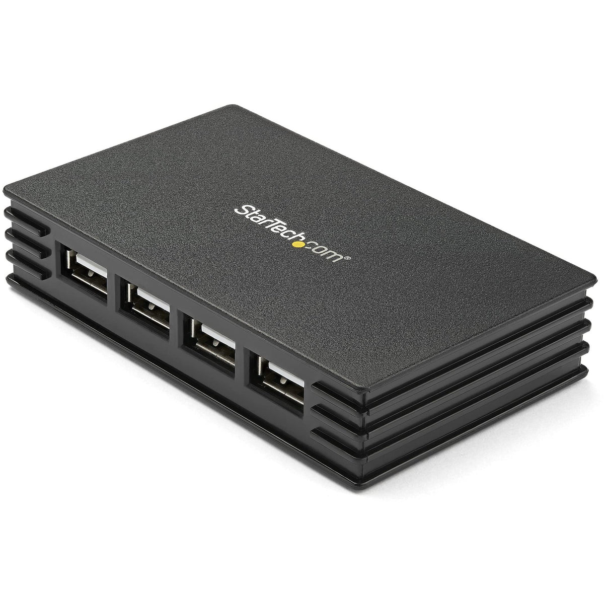 StarTech.com 4 Port Compact Black USB 2.0 Hub - Bus-powered or with In