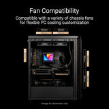 ASUS ProArt PA401 Wood Edition ATX Mid-Tower PC Case – Tempered Glass,