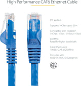 Câble Ethernet CAT6 StarTech de 38,1 m - Fil Ethernet Gigabit CAT 6 bleu