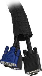 StarTech.com 6.5' (2m) Cable Management Sleeve - Flexible Coiled Cable