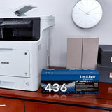 Brother Original TN436BK Super High-Yield Black Toner Cartridge, Highe
