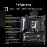 ASUS TUF Gaming B860M-PLUS WiFi B860 LGA 1851 mATX Motherboard, Intel