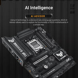 ASUS TUF Gaming B850-PLUS WiFi AMD AM5 B850 ATX Motherboard, 14+2+1 80