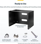 StarTech.com 8U Wall Mount Patch Panel Bracket - 13.75 inch Deep - 19