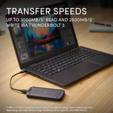 SanDisk Professional 1TB PRO-G40 SSD - jusqu'à 3000MB/s, Thunderbolt 3