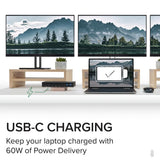 Plugable USB-C Triple Display Docking Station w/ Laptop Charging