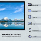 Sharp NEC 86IN Interactive Display, 4K Aquos Board, 20-POINT Precisiontouch, Embedded Controller, Quad Screen (Supported with Wired Connection)