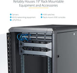 Startech RK2536BKF 25U Knock-Down Server Rack 36in Cabinet