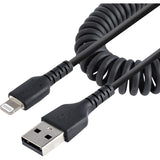 StarTech.com 50cm (20in) USB to Lightning Cable, MFi Certified, Coiled