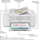 Canon PIXMA TR4720 Wireless All-in-One Printer, White