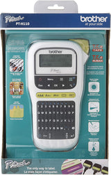 BROTHER PTH110 Easy, Portable Label Maker-Handheld Labeller, Black/Whi
