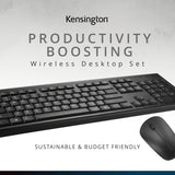 Ensemble Kensington KM150 EQ sans fil, clavier et souris sans fil