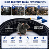 Elfcam® - 10m/32.8ft Outdoor and Indoor Shielded Armored Fiber Optic C