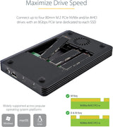 StarTech.com 4 Bay Thunderbolt 3 NVMe Enclosure, for M.2 NVMe SSD Driv