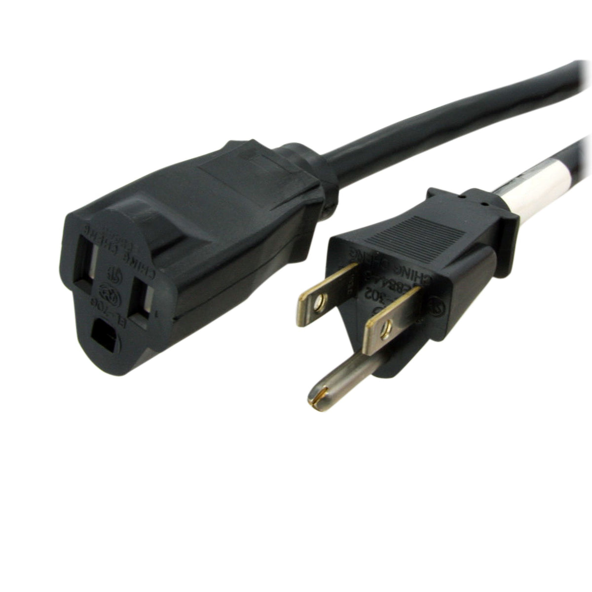 StarTech.com Cordon d'alimentation 20 pi (6 m), NEMA 5-15R vers NEMA 5-15P