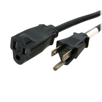 StarTech.com 20ft (6m) Power Extension Cord, NEMA 5-15R to NEMA 5-15P