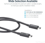 StarTech.com TBLT34MM50CM Câble Thunderbolt 3 – 40 Gb/s – Chaînage en série