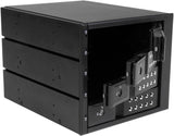 StarTech.com Boîtier de fond de panier mobile à 4 baies – Rack mobile sans tiroir à échange à chaud