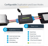StarTech.com 1:1 Standalone Hard Drive Duplicator & Eraser, SATA HDD/S