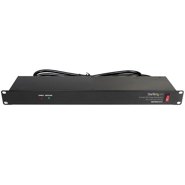 19in 1U Rackmount 8 Outlet PDU