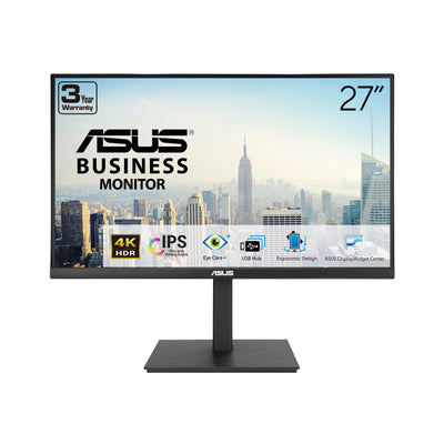 ASUS 27” 4K Business Monitor (VA27UQSB) - UHD (3840 x 2160), IPS, Fram