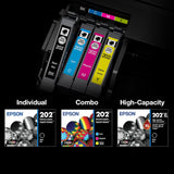 Epson T202XL-BCS Claria Ink Cartridge Multi-pack - High-capacity Black