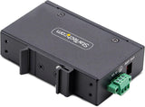 StarTech 5-PORT Unmanaged Industrial Network Switch, 100/1000 Ethernet, DIN RAIL/Wall-Mountable, Rugged IP30 Gigabit Switch, -40F-167F