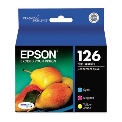 Epson T126520-S High-Yield Color Ink Cartridge 3-Pack