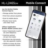 Brother HL-L2465DW Compact Monochrome Laser Printer