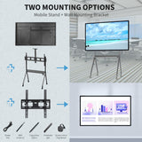 Sharp NEC 86IN Interactive Display, 4K Aquos Board, 20-POINT Precisiontouch, Embedded Controller, Quad Screen (Supported with Wired Connection)