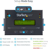 StarTech.com 1:1 Standalone Hard Drive Duplicator & Eraser, SATA HDD/S