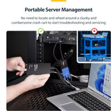 StarTech.com Adaptateur de chariot de secours portable pour ordinateur portable, USB/VGA/Mini DisplayP