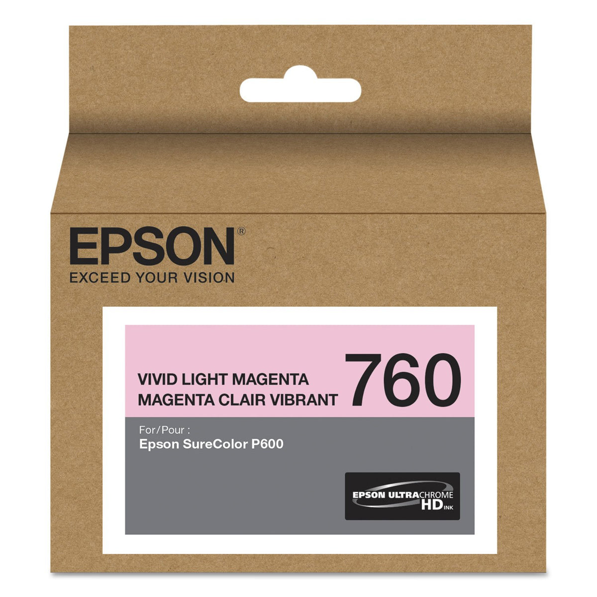 Epson T760620 760, Light Magenta Ink Cartridge