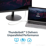 StarTech.com 6.6ft (2m) Passive Thunderbolt 3 Cable, 20Gbps, 100W PD