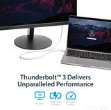 StarTech.com 6.6ft (2m) Passive Thunderbolt 3 Cable, 20Gbps, 100W PD
