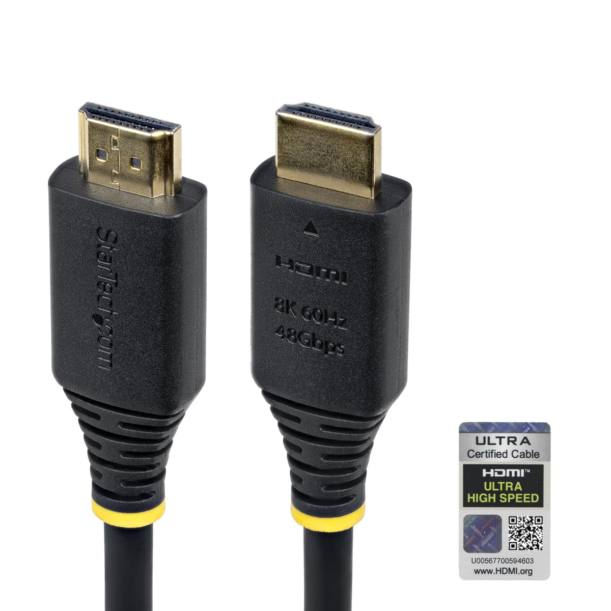 STARTECH 6FT (1.8M) ACTIVE USB4 CABLE, 40GBPS, 240W PD, 8K 60HZ/4K 240HZ DP2.1 DP40, THUNDERBOLT 4 COMPATIBLE USB-C CABLE - BLACK USB-C CORD