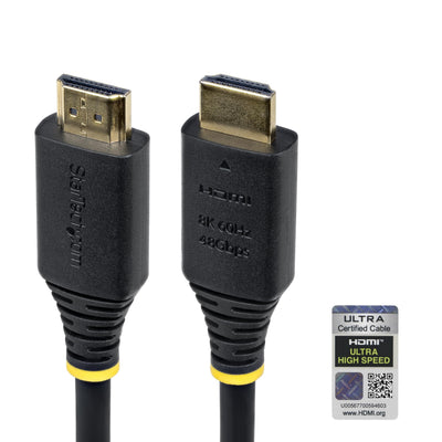 STARTECH 6FT (1.8M) ACTIVE USB4 CABLE, 40GBPS, 240W PD, 8K 60HZ/4K 240HZ DP2.1 DP40, THUNDERBOLT 4 COMPATIBLE USB-C CABLE - BLACK USB-C CORD