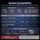 USB-C MST TRIPLE DISPLAY DOCK USB-C MST TRIPLE DISPLAY DOCK