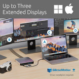 Station d'accueil Kensington AD220S3 USB-C, vidéo 4K triple, alimentation 85W