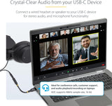 Adaptateur audio et de chargement USB-C StarTech.com avec prise jack 3,5 mm et PD