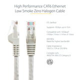 StarTech.com Câble Ethernet CAT6 10,7 m - LSZH (faible dégagement de fumée, zéro halogène