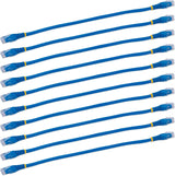 StarTech.com 1 ft. CAT6 Ethernet Cable - 10 Pack - ETL Verified - Blue